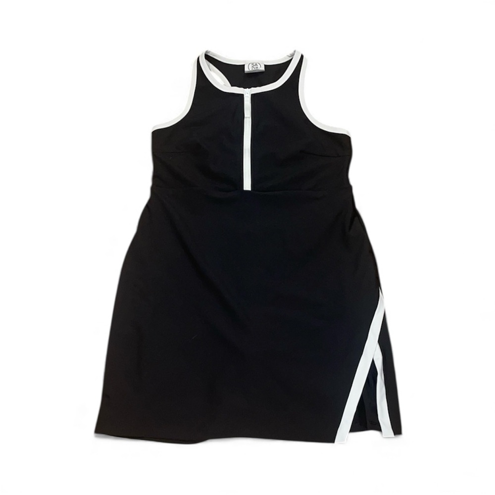 Sage collective black and white active dress